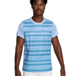 Begränsat erbjudande Nike Court Dri Victory Printed Blue Tee Mens