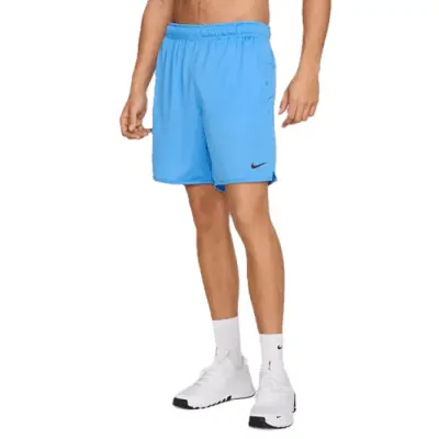 Outlet Nike Totailty DriFit Shorts 7 tum Light Blue Mens