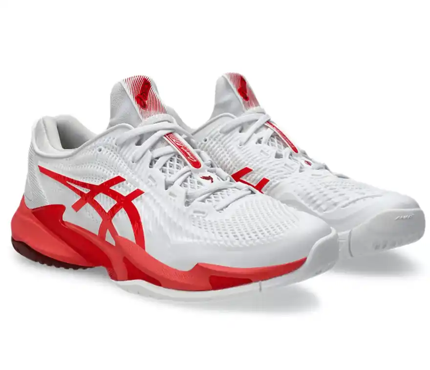 Asics Court FF 3 Novak Electric Red Allcourt Mens - 2025 Rabatter
