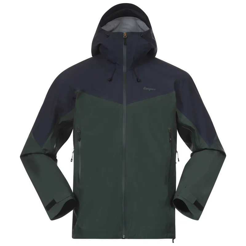Bergans Men's Rabot Light 3L Shell Jacket Duke Green/Navy Blue Reapris