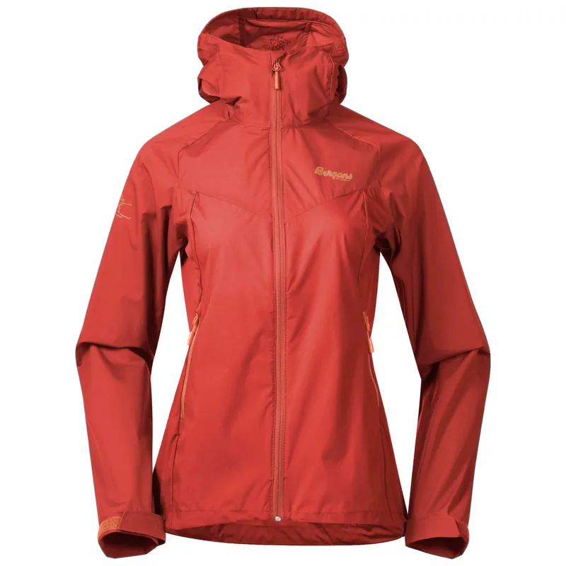 Bergans Women's Microlight Jacket Brick/Cantaloupe Nedsatt pris