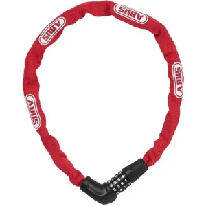 Abus Kättinglås Steel-O-Chain 5805C 5 x 750 mm röd Populärt val