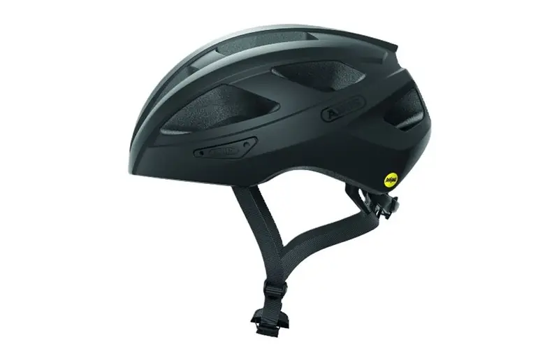 Billig Abus Cykelhjälm Macator Mips Velvet Black