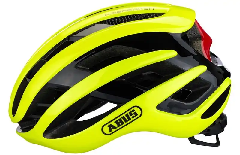 Bästa pris Abus Cykelhjälm Airbreaker Neon Yellow
