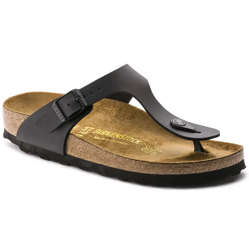 Billig Birkenstock Unisex Gizeh Regular Black