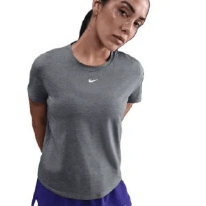 Bästa pris Nike One Classic Tee Grey Women
