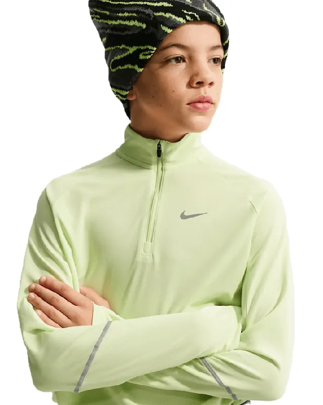 Köp nu Nike Miler Long Tee Lime Junior