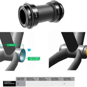 Vevlager SRAM DUB PF30 68/73 MTB/Road/Road Wide Snabb frakt