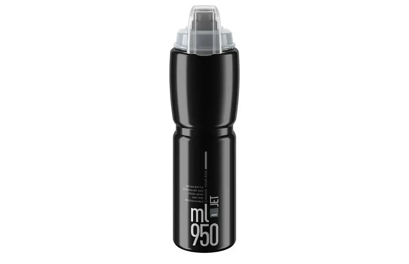 Bästa pris Cykelflaska Elite Jet Plus 950Ml Transparent