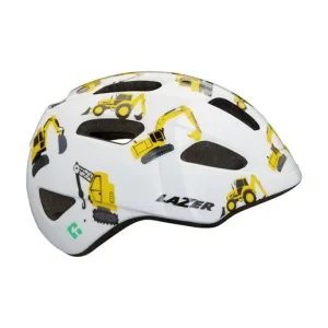 Cykelhjälm Lazer Pnut Kc+Gr White/Orange/Grey Trygg betalning