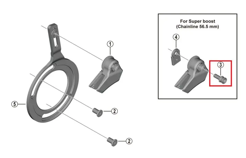 Endast denna vecka Shimano Guide Fixing Bolt Steps Cd-Em800