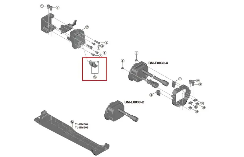 Shimano Spring Unit& Fix Bolt (M3X4) Bm Rea