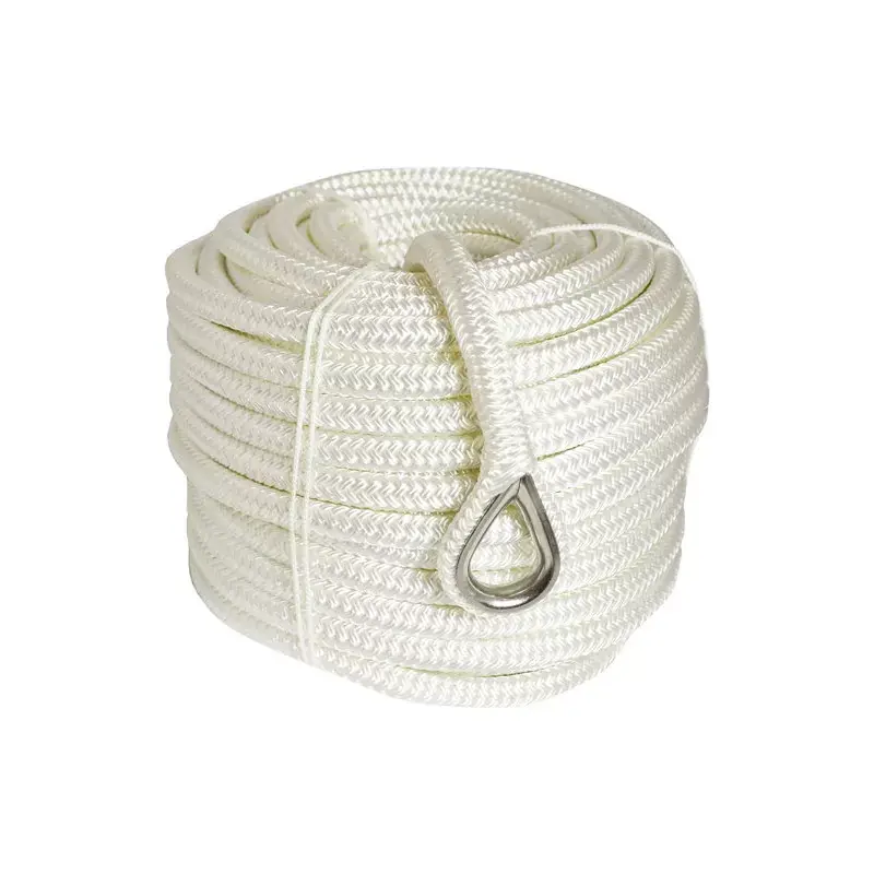 1852 Ankarlina flätad polyester med RF kaus 10 mm 40 meter Säker betalning