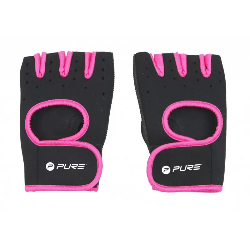 Begränsad tid Pure2Improve Fitness Handskar Svart/Rosa, Neopren