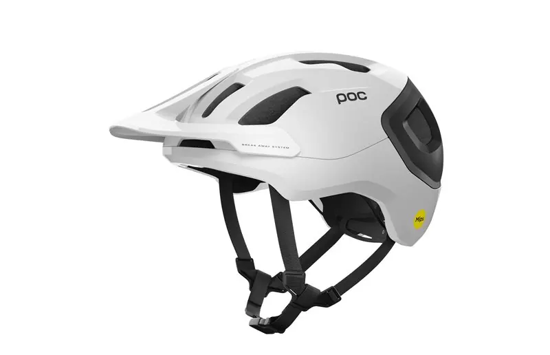 Poc MTB Hjälm Axion Race Mips Hydrogen White/Uranium Black Matt Kampanj