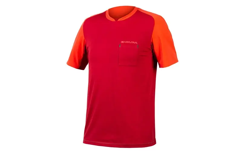 Endura Cykeltröja GV500 Foyle T Rustred Populär